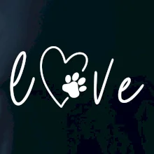 Love nápis zvíře Love nápis zvíře