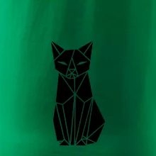 Origami kočka zepředu