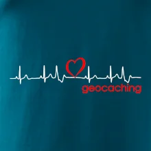 Moje srdce bije pro Geocaching -text