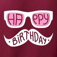 Mustache narozeniny - brýle
