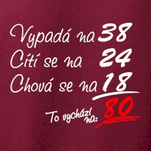 Vypadá, cítí se, chová se - 80 let
