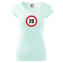 Dopravní značka - omezení rychlosti 20