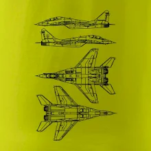 Mig 29 Fulcrum - obrys