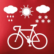 Cyklista za každého počasí