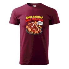 Život je krátký sněz ten steak bez kečupu