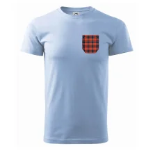 Flanelové triko červené