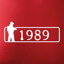 Hasič - ročník narození v rámečku