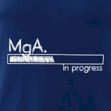 In progress titul MgA.  magistr / magistra umění