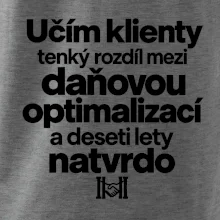 Daňová optimalizace versus deset let natvrdo