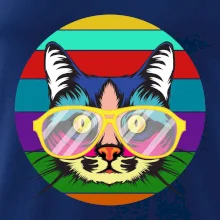 Kočka při barevném západu