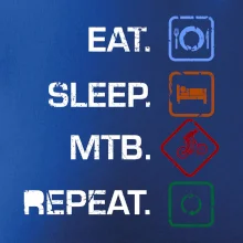 Eat sleep MTB repeat