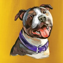 Americký stafordširský teriér  kreslený