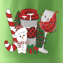 Vánoce, víno a sněhulák