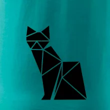 Origami kočka z boku