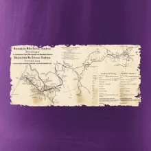 Mapa Báňské dráhy z Moravské Ostravy do Doubravy