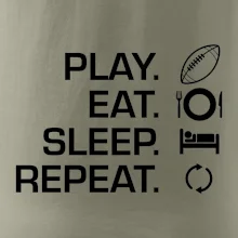 Play Eat Sleep Repeat americký fotbal
