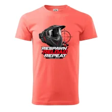Paintballová maska respawn reload repeat