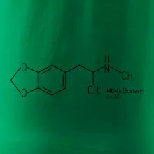 Molekulární struktura MDMA Extáze