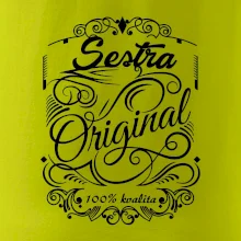Vintage nejlepší sestra 100% kvalita