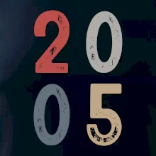 Vintage číslice 2005