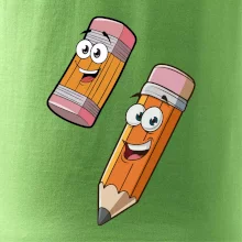 Parové triko - Tužka a guma