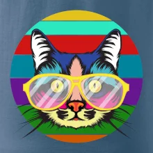 Kočka při barevném západu