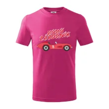 Budu závodník červené staré auto