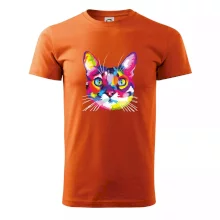 Kočka duhová hlava