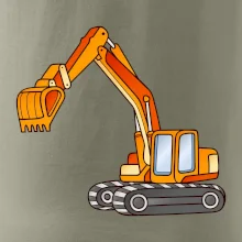 Bagr bez nápisu oranžový