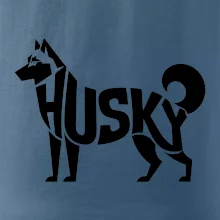 Husky nápis v těle