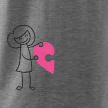 Párová trička puzzle postavička