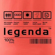 Čárový kód - Legenda