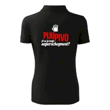 Já piju pivo - tvoje superschopnost? rovný nápis