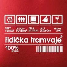 Čárový kód Řidič tramvaje