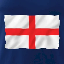 Anglická vlajka vlající