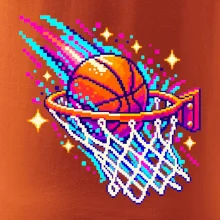 Pixel art basketbalový koš