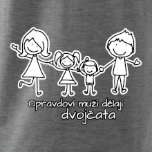 Opravdoví muži dělají dvojčata - holka kluk