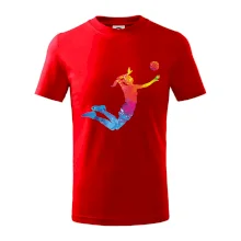 Volejbalista/Volejbalistka splash s míčem