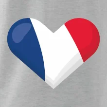 Francouzská vlajka srdce