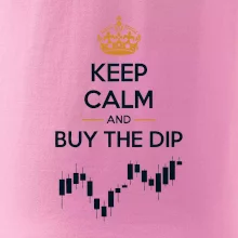 Keep Calm and Buy the Dip - koruna  a graf