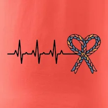 EKG srdce velikonoce