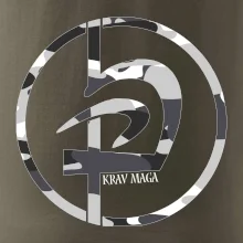 Krav maga  maskáčový nápis