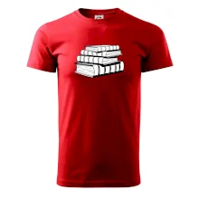 Knihy černobílé na sobě