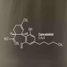 Molekulární struktura CBD (Canabidiol)