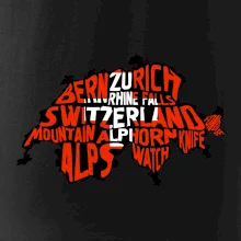 Mapy - názvy měst - Švýcarsko