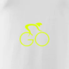 GO - Fluo cyklista malý