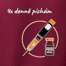 4x denně píchám Insulin