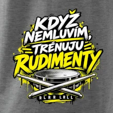 Když nemluvím trénuju rudimenty - bubenické paličky