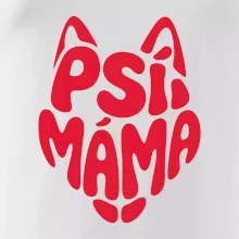 Psí máma nápis v hlavě