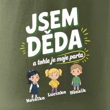 Děda a jeho parta (obrázky a jména vnuků)